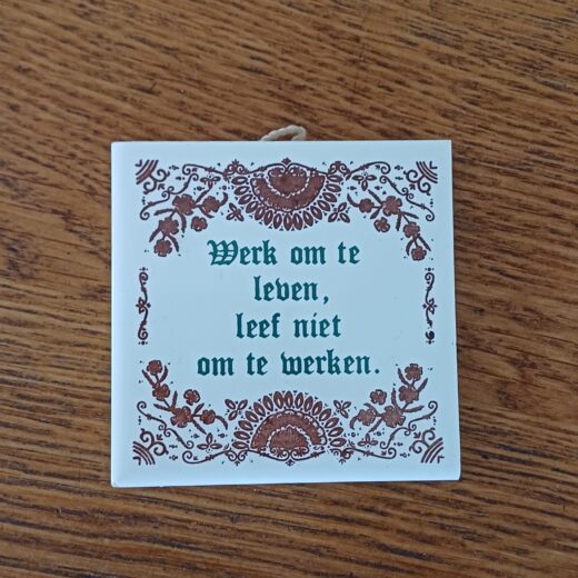 Wandtegeltje