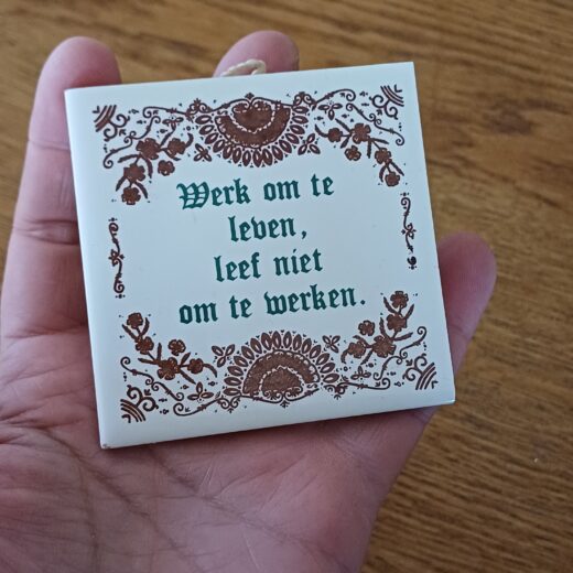 Wandtegeltje