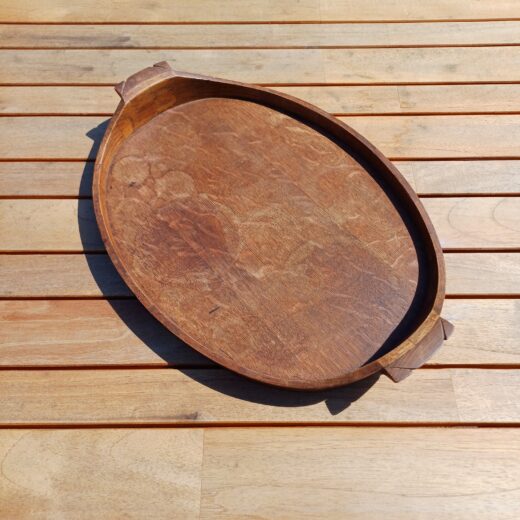 Oud houten dienblad
