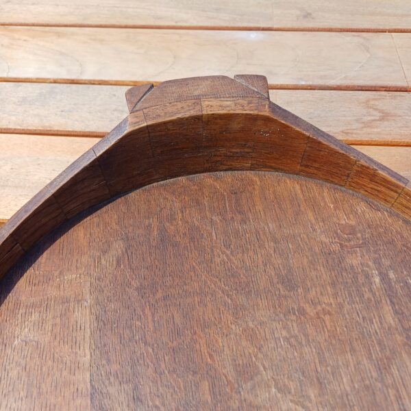 Oud houten dienblad