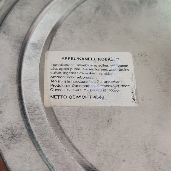 Blik Queen's apple cinnamon cookies