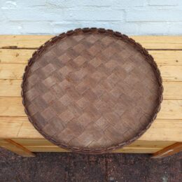 Groot rond dienblad