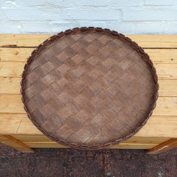 Groot rond dienblad