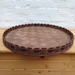 Groot rond dienblad