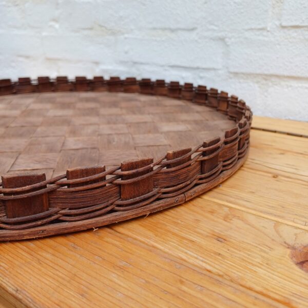 Groot rond dienblad