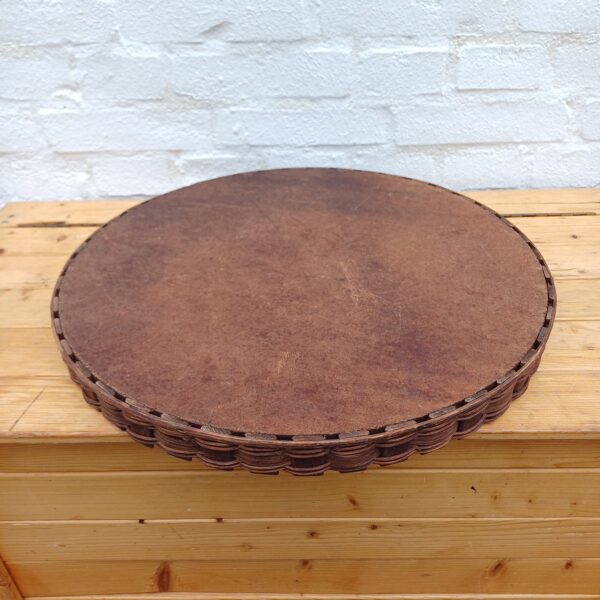 Groot rond dienblad