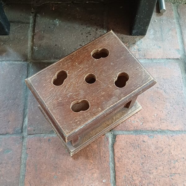 Houten voetenstoof