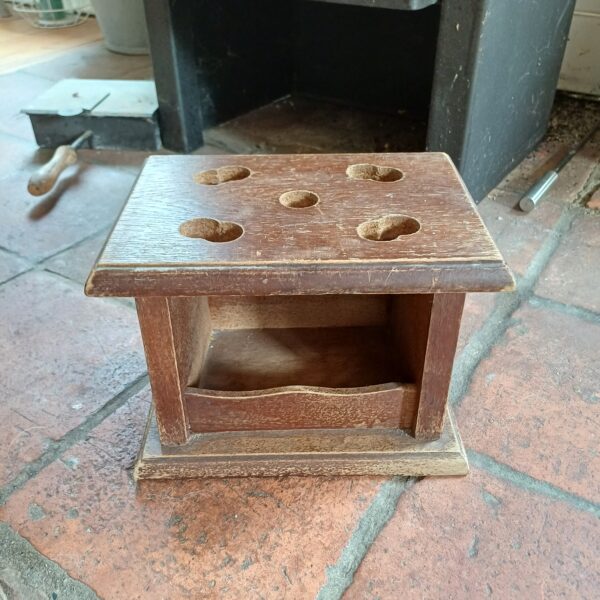 Houten voetenstoof