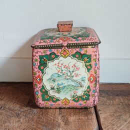 Vierkant roze blik