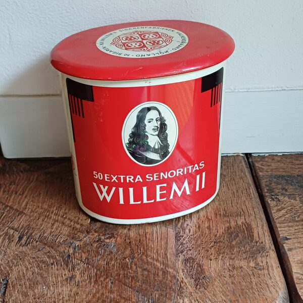 Ovaal blik Willem II rood