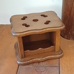 Houten voetenstoof