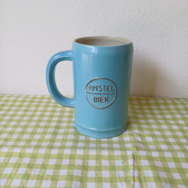 Amstel bierpul blauw