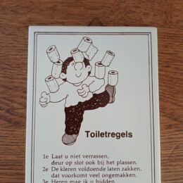 Tegel toiletregels