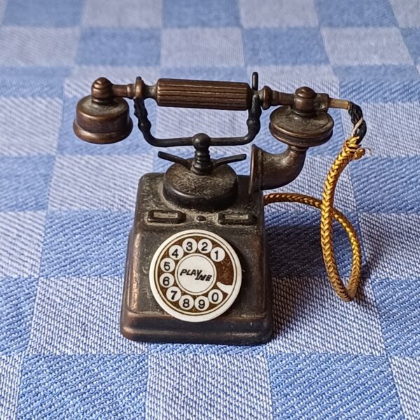 Telefoontoestel met hoorn - decoratieve puntenslijper