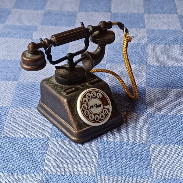 Telefoontoestel met hoorn - decoratieve puntenslijper