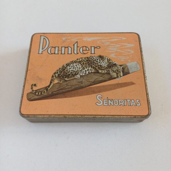 Vintage Panter sigarenblikje