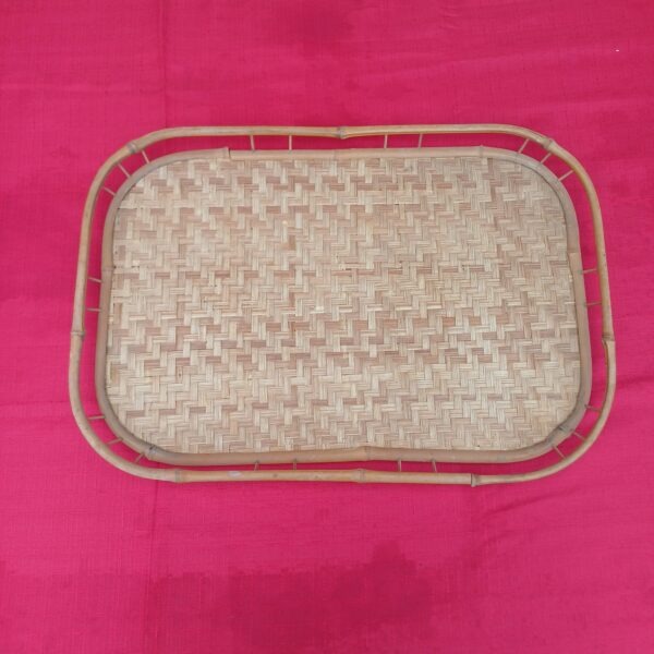 Vintage bamboe dienblad
