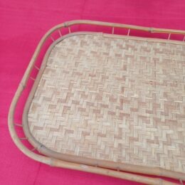 Vintage bamboe dienblad