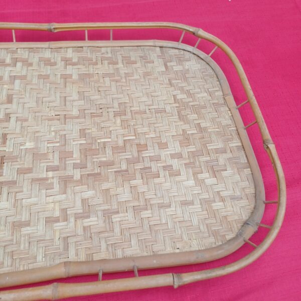 Vintage bamboe dienblad