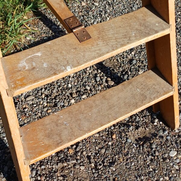 Oude houten trap