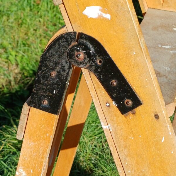Oude houten trap