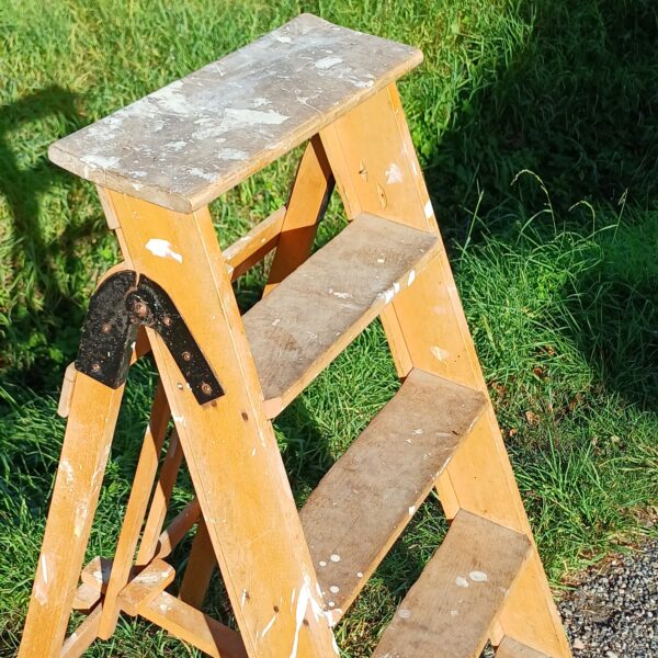 Oude houten trap