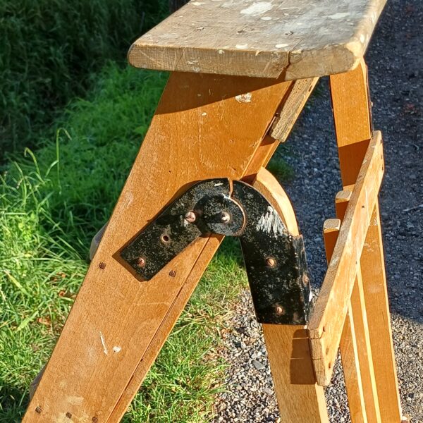 Oude houten trap