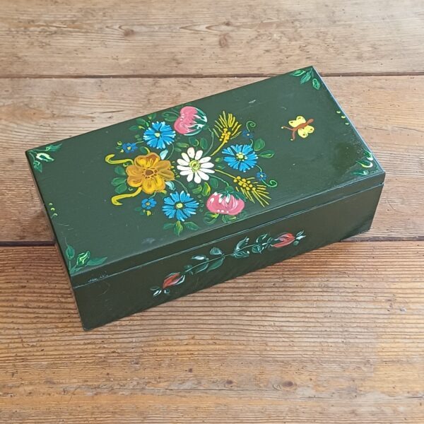 Beschilderd houten doosje