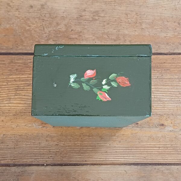Beschilderd houten doosje