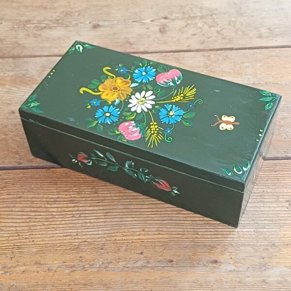 Beschilderd houten doosje