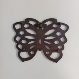 Vintage onderzetter vlinder