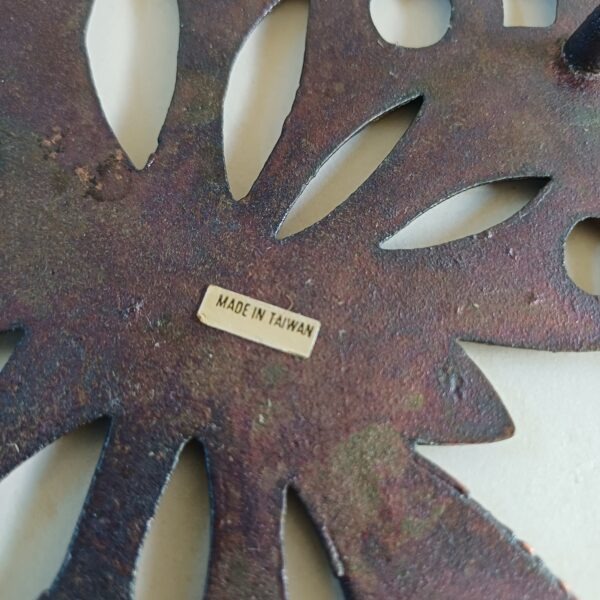 Vintage onderzetter vlinder