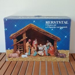 Kerststal in doos