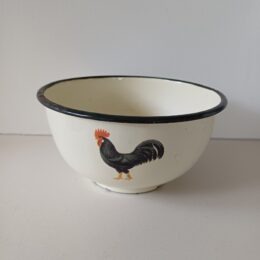 Emaille schaaltjes haan