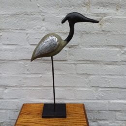 Decoratieve kraanvogel hout