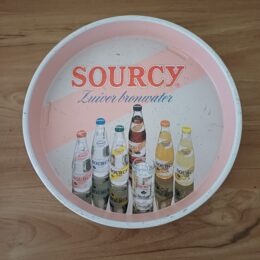 Vintage dienblad Sourcy