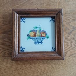 Ingelijste tegel Tichelaars tegelfabriek