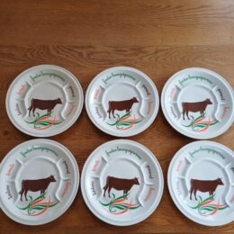 Franse fondueborden in mandje