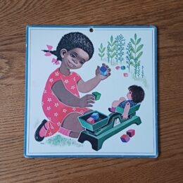 Weeg – Vintage wandplaat Veilig leren lezen